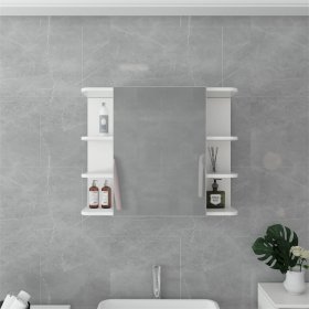 Spiegelschrank 80x64x21 cm Weiß ML-Design