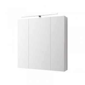 Spiegelschrank mit LED-Beleuchtung 72,4x72x15 cm Weiß ML-Design Spiegelschrank mit LED-Beleuchtung 72,4x72x15 cm Weiß ML-Design
