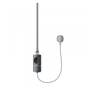 Heizstab 900W Anthrazit mit Thermostat und LCD Bildschirm LuxeBath