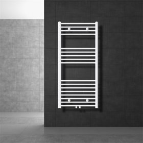 Badheizkörper Sahara 600x1200 mm Weiß gerade mit Mittelanschluss LuxeBath Badheizkörper Sahara 600x1200 mm Weiß gerade mit Mittelanschluss LuxeBath