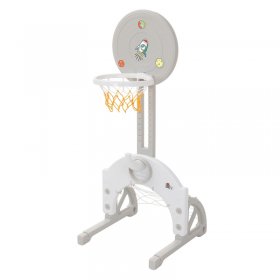 Kinder Basketballkorb Set 3-in-1 Basketballständer höhenverstellbar mit Basketballkorb, Fußballtor & Ringwurfspiel inkl. Bälle & Wurfringe Joyz Kinder Basketballkorb Set 3-in-1 Basketballständer höhenverstellbar mit Basketballkorb, Fußballtor & Ringwurfspiel inkl. Bälle & Wurfringe Joyz