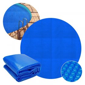 Pool Solarfolie rund Ø 427 cm Blau, Pool Solarabdeckplane 400µm, Solarplane Solarabdeckung zuschneidbar, Poolabdeckung