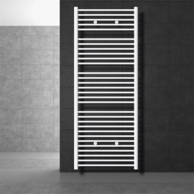 Badheizkörper Sahara 750x1800 mm weiß gerade mit Seitenanshluss