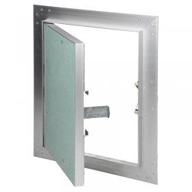 Revisionsklappe GK-Einlage 200x250 mm mit Rahmen aus Aluminium