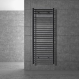 Badheizkörper Sahara 600x1500 mm Anthrazit gerade mit Seitenanschluss LuxeBath Badheizkörper Sahara 600x1500 mm Anthrazit gerade mit Seitenanschluss LuxeBath