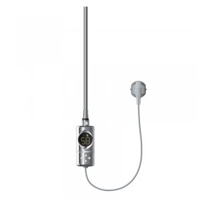 Heizstab 300W Chrome mit Thermostat und LCD Bildschirm LuxeBath