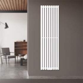 Badheizkörper Vertikal mit Mittelanschluss 480x1600 mm Weiß LuxeBath