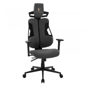 Gaming Stuhl mit Armlehne, Kopfstütze und Lordosenstütze Blau, aus Stoff ML-Design Gaming Stuhl mit Armlehne, Kopfstütze und Lordosenstütze Blau, aus Stoff ML-Design