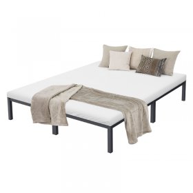 Bettgestell Doppelbett 160x200 cm aus Metall in Anthrazit mit Lattenrost ML-Design Bettgestell Doppelbett 160x200 cm aus Metall in Anthrazit mit Lattenrost ML-Design