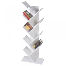 Bücherregal 50x25x140 cm Weiß inkl. 8 Ebenen in Bauform ML-Design Bücherregal 50x25x140 cm Weiß inkl. 8 Ebenen in Bauform ML-Design