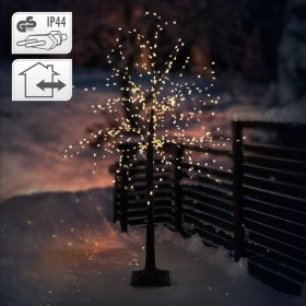 LED-Baum 120cm mit 480 warmweißen LEDs Künstlicher Weihnachtsbaum mit Lichterkette