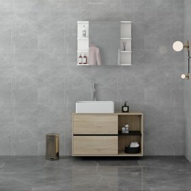Badmöbel Set 2-Teilig Weiß aus MDF ML-Design Badmöbel Set 2-Teilig Weiß aus MDF ML-Design