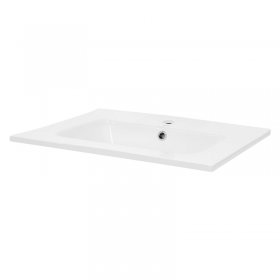 Waschbecken 61x16,5x46 cm Weiß aus Keramik LuxeBath Waschbecken 61x16,5x46 cm Weiß aus Keramik LuxeBath
