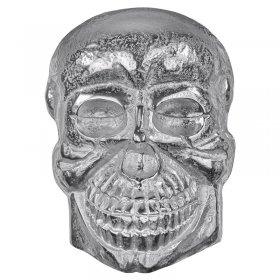 Deko Skull Totenkopf Wandskulptur Silber 42x30 cm mit Nickel Finish aus Aluminium WOMO-Design Deko Skull Totenkopf Wandskulptur Silber 42x30 cm mit Nickel Finish aus Aluminium WOMO-Design