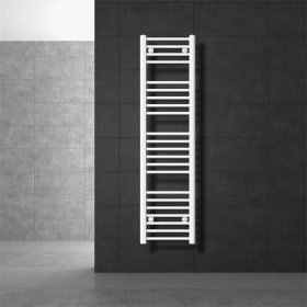 Badheizkörper Sahara 300x1400 mm Weiß gerade mit Seitenanschluss LuxeBath