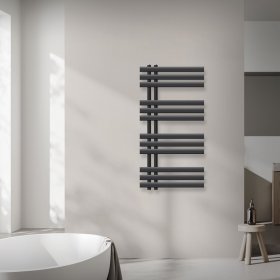 Design Badheizkörper Iron EM 500x1000 mm Anthrazit LuxeBath