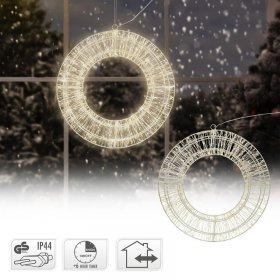 Weihnachtsdeko LED Kranz Ø 38cm warmweiß mit 960 LED's inkl. Timer