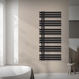 Design Badheizkörper Iron EM 600x1400 mm Schwarz matt Luxe Bath Design Badheizkörper Iron EM 600x1400 mm Schwarz matt Luxe Bath