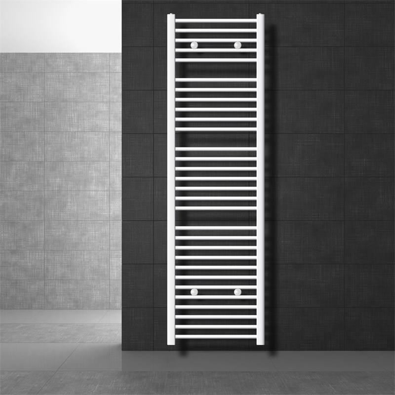 Badheizkörper Sahara 500x1800 mm weiß gebogen mit Seitenanschluss Badheizkörper Sahara 500x1800 mm weiß gebogen mit Seitenanschluss