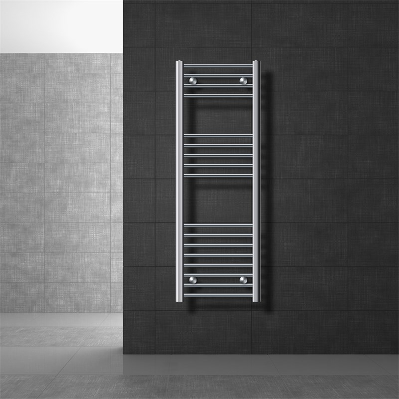 Badheizkörper Sahara 400x1200 mm Chrome gerade mit Seitenanschluss LuxeBath Badheizkörper Sahara 400x1200 mm Chrome gerade mit Seitenanschluss LuxeBath