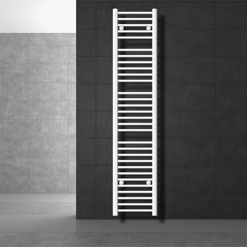 Badheizkörper Sahara 300x1800 mm weiß gerade mit Seitenanschluss Badheizkörper Sahara 300x1800 mm weiß gerade mit Seitenanschluss