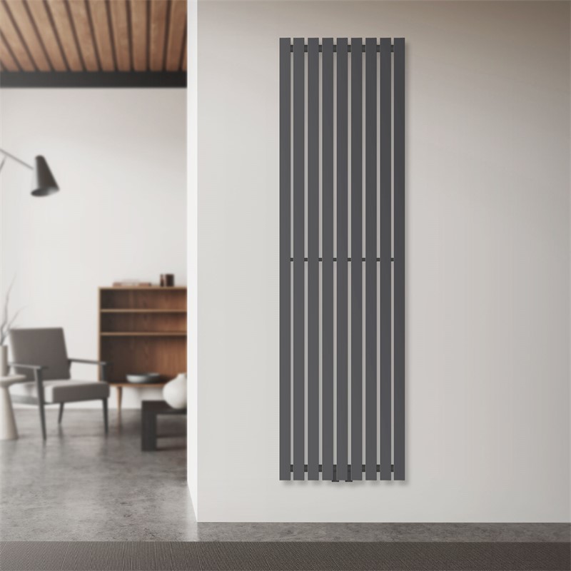 Badheizkörper Stella 480x1600 mm Anthrazit Badheizkörper Stella 480x1600 mm Anthrazit