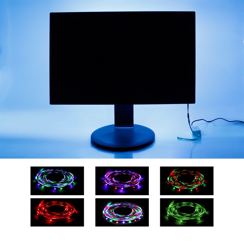 LED-Streifen 6 m RGB wasserfest - 60 LED pro Meter