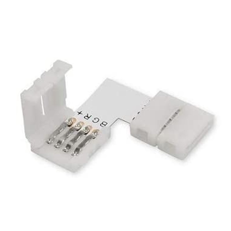 LED-Streifenverbinder L-Form für RGB-Streifen LED-Streifenverbinder L-Form für RGB-Streifen
