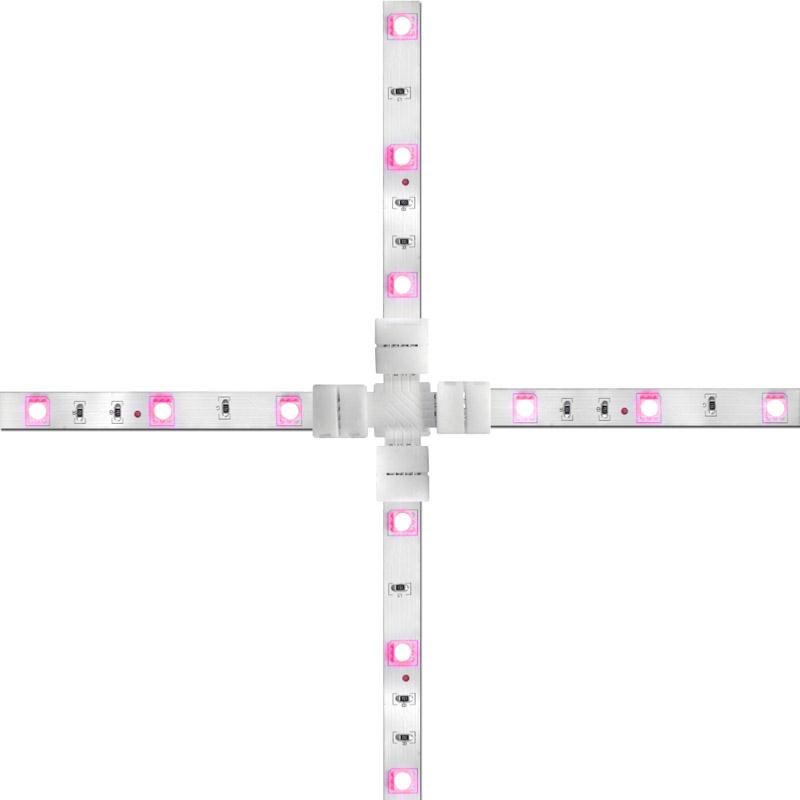 LED-Streifenverbinder Kreuz Form für RGB-Streifen