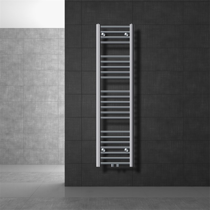 Badheizkörper Mittelanschluss 300x1400 mm Chrome gerade inkl. Montagematerial LuxeBath Badheizkörper Mittelanschluss 300x1400 mm Chrome gerade inkl. Montagematerial LuxeBath