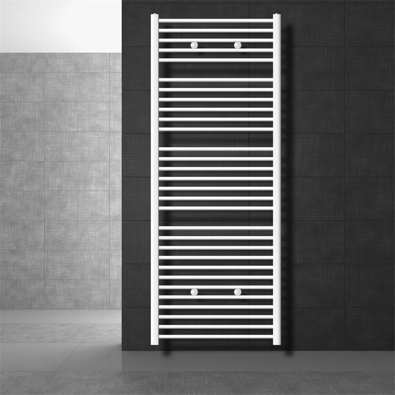 Badheizkörper Sahara 750x1800 mm weiß gerade mit Seitenanshluss Badheizkörper Sahara 750x1800 mm weiß gerade mit Seitenanshluss