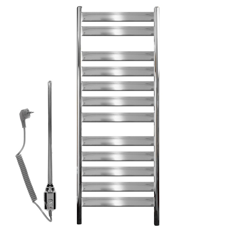 Badheizkörper Tharr mit Heizstab 300W 500x950 mm Chrome Badheizkörper Tharr mit Heizstab 300W 500x950 mm Chrome