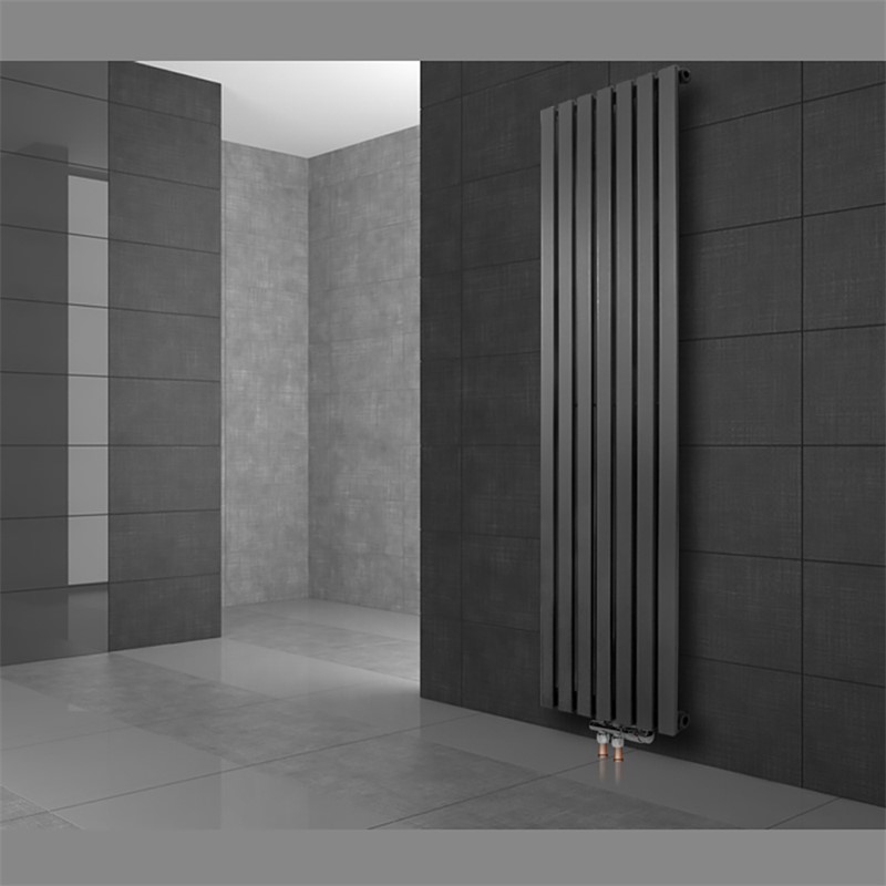 Badheizkörper Stella 480x1400 mm anthrazit mit Boden Anschlussgarnitur Badheizkörper Stella 480x1400 mm anthrazit mit Boden Anschlussgarnitur