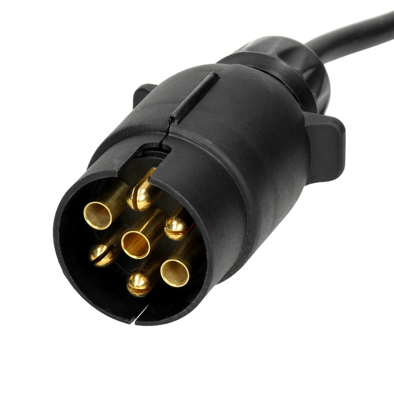 Halogen Anhänger Rückleuchten mit Magneten 12V verkabelt mit 7-poligem Stecker