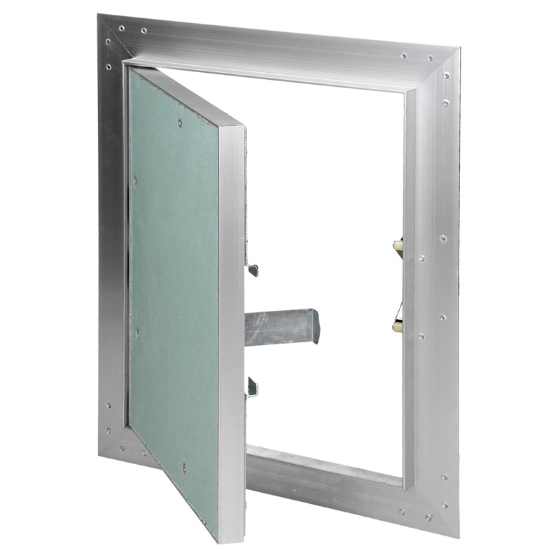 Revisionsklappe GK-Einlage 200x250 mm mit Rahmen aus Aluminium Revisionsklappe GK-Einlage 200x250 mm mit Rahmen aus Aluminium