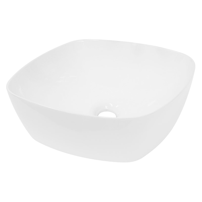 Waschbecken Rund ohne Überlauf Ø 40,5x14 cm Weiß aus Keramik LuxeBath Waschbecken Rund ohne Überlauf Ø 40,5x14 cm Weiß aus Keramik LuxeBath