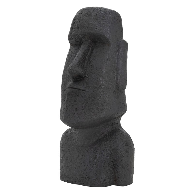 Osterinsel Kopf Figur 37x26x78 cm Anthrazit aus Kunstharz Polyresin Osterinsel Kopf Figur 37x26x78 cm Anthrazit aus Kunstharz Polyresin