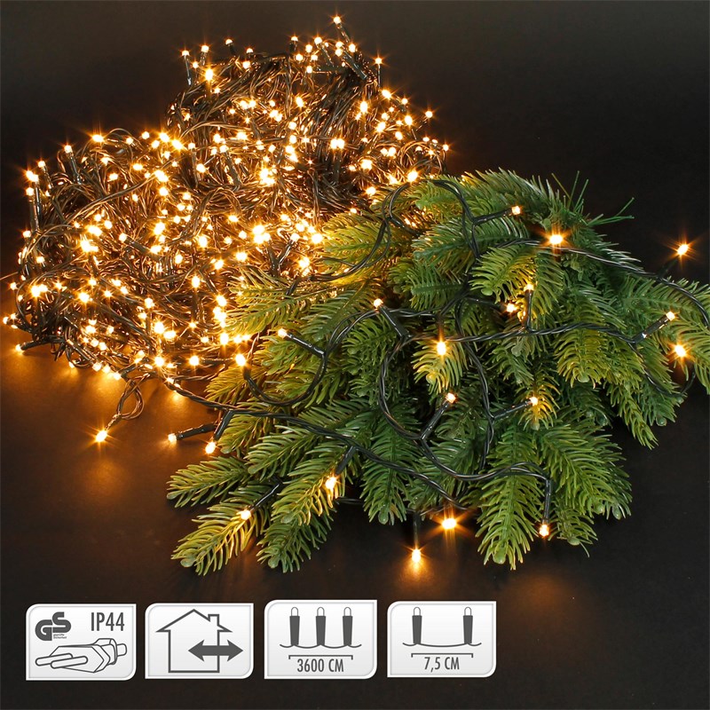 Lichterkette LED 36m warmweiß mit 480 LEDs Lichterkette LED 36m warmweiß mit 480 LEDs