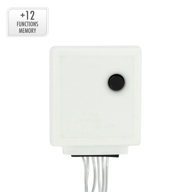 LED Lichtervorhang 2m Kaltweiß mit 240 LED aus PVC
