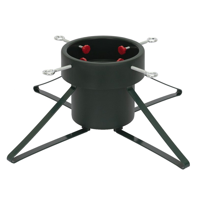 Weihnachtsbaumständer mit Wasserschale Dunkelgrün aus Metall für Bäume bis 250 cm Weihnachtsbaumständer mit Wasserschale Dunkelgrün aus Metall für Bäume bis 250 cm