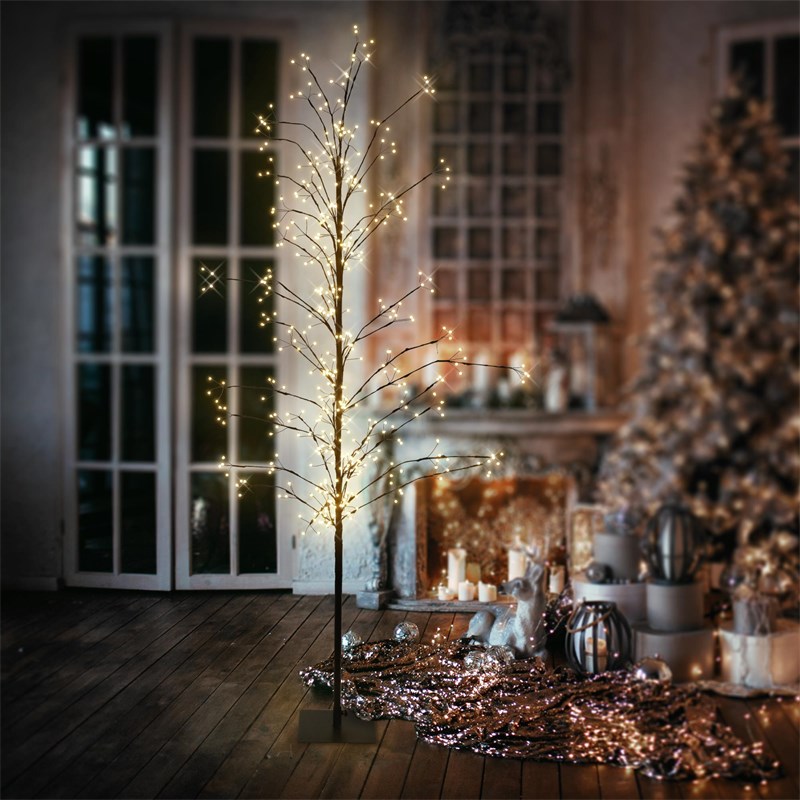 LED Weihnachtsdeko Baum 180 cm mit 480 warmweißen LEDs LED Weihnachtsdeko Baum 180 cm mit 480 warmweißen LEDs