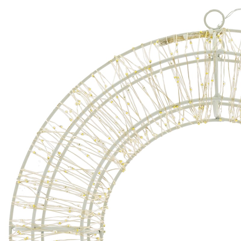 Weihnachtsdeko LED Kranz Ø 38cm warmweiß mit 960 LED\'s inkl. Timer