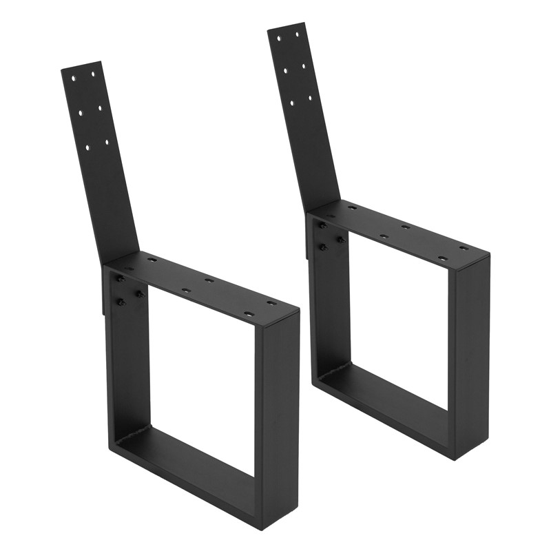 Bankgestell Bankkufen 2er Set O-Design 40 x 78,5 cm Schwarz aus Stahl ML-Design Bankgestell Bankkufen 2er Set O-Design 40 x 78,5 cm Schwarz aus Stahl ML-Design