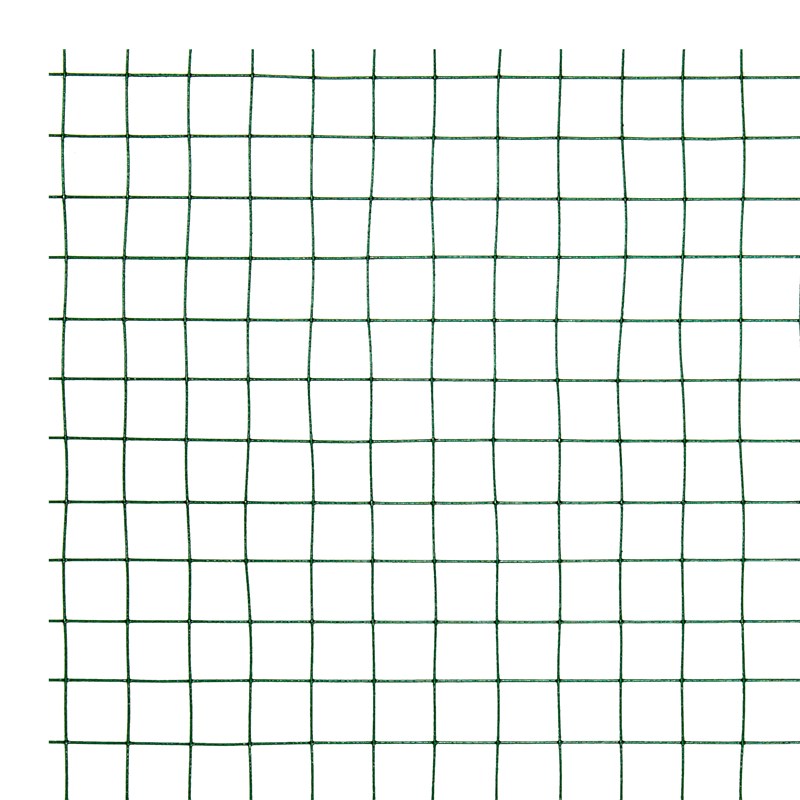 Volierendraht Grün aus verzinktem Stahl 1x10m Drahtstärke 0,75mm Maschenweite 19x19mm
