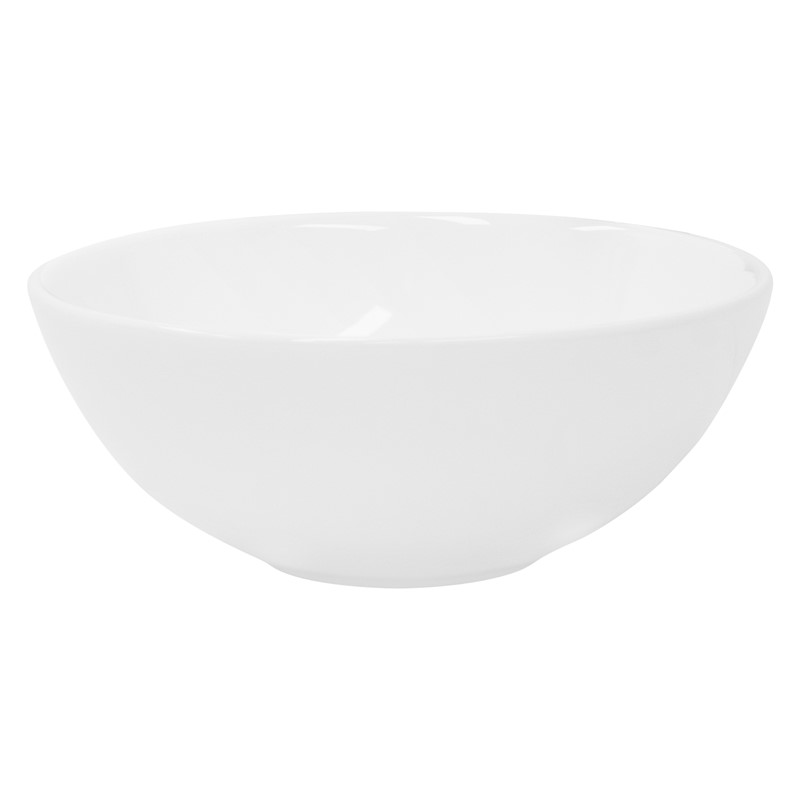 Waschbecken Rund ohne Überlauf Ø 28x11,6 cm Weiß aus Keramik LuxeBath