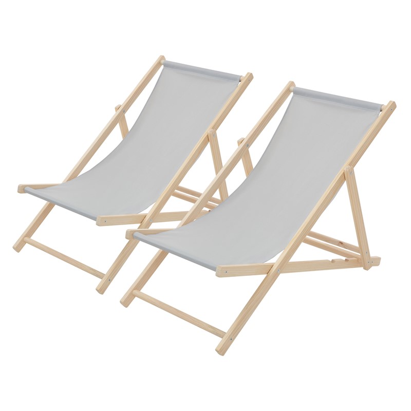 Gartenliege Holz 2er Set Beachstuhl klappbarer Strandstuhl Strandliege Campingliege Sonnenliege Hellgrau Klappliegestuhl Relaxliege Gartenliege Holz 2er Set Beachstuhl klappbarer Strandstuhl Strandliege Campingliege Sonnenliege Hellgrau Klappliegestuhl Relaxliege