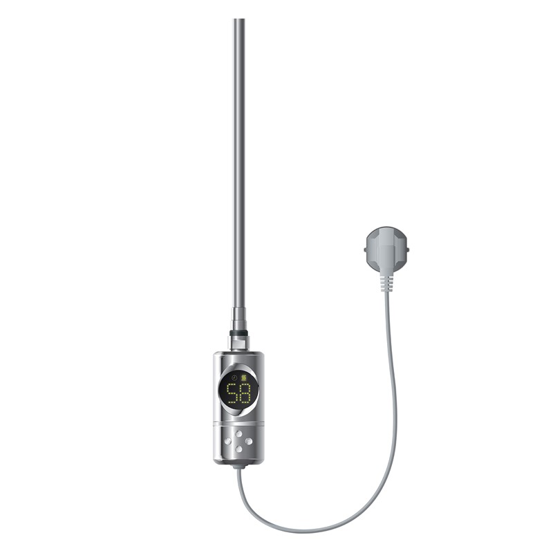 Heizstab 300W Chrome mit Thermostat und LCD Bildschirm LuxeBath
