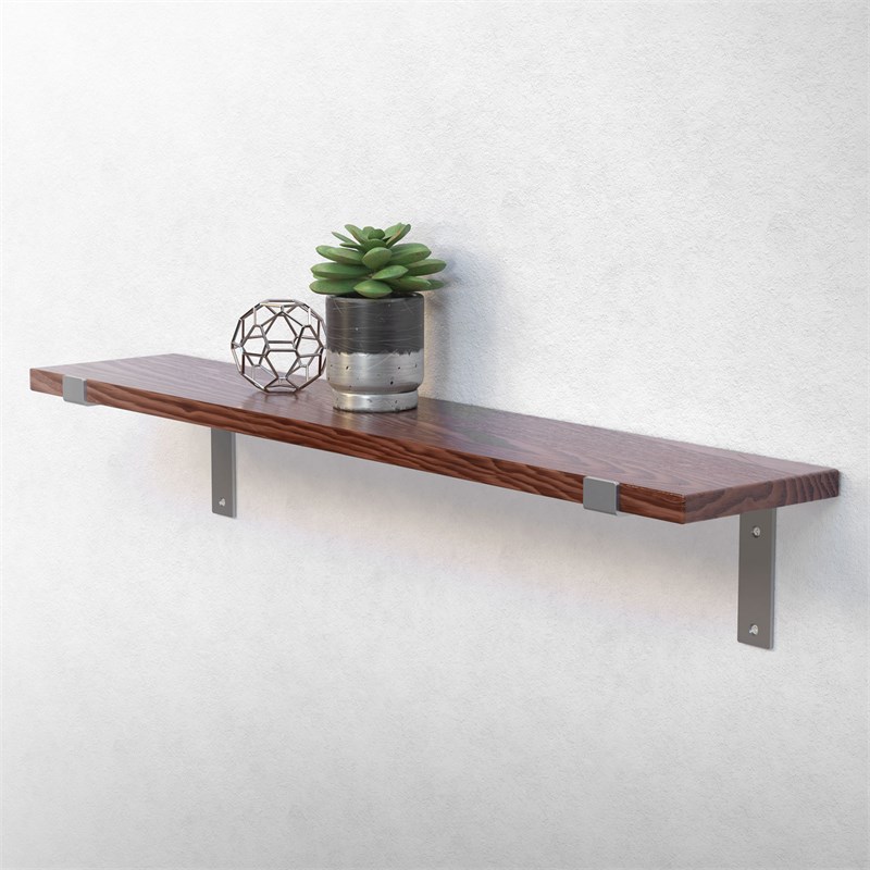 Wandkonsole Regalhalterung 2er Set 200 x 145 mm Grau aus Stahl ML-Design Wandkonsole Regalhalterung 2er Set 200 x 145 mm Grau aus Stahl ML-Design