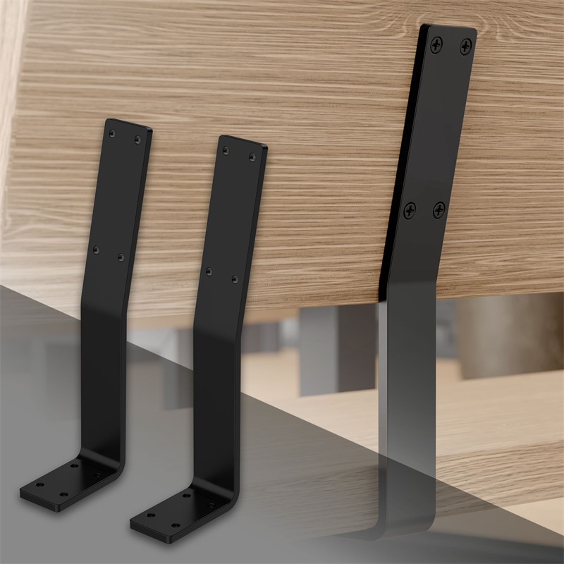 Rückenlehnenhalterung 2er Set 345 x 90 mm Schwarz aus Stahl ML-Design Rückenlehnenhalterung 2er Set 345 x 90 mm Schwarz aus Stahl ML-Design