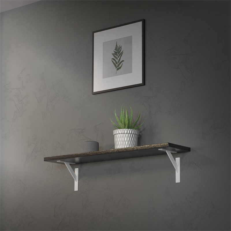Wandkonsole Regalhalterung 2er Set 180 x 180 mm Weiß aus Aluminium ML-Design Wandkonsole Regalhalterung 2er Set 180 x 180 mm Weiß aus Aluminium ML-Design
